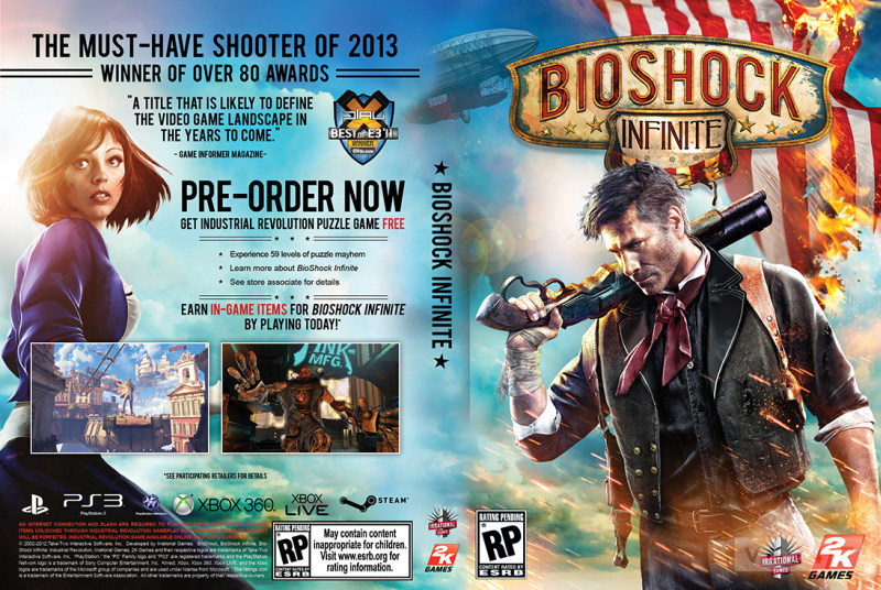 BioShock Infinite - okładka sklepowa